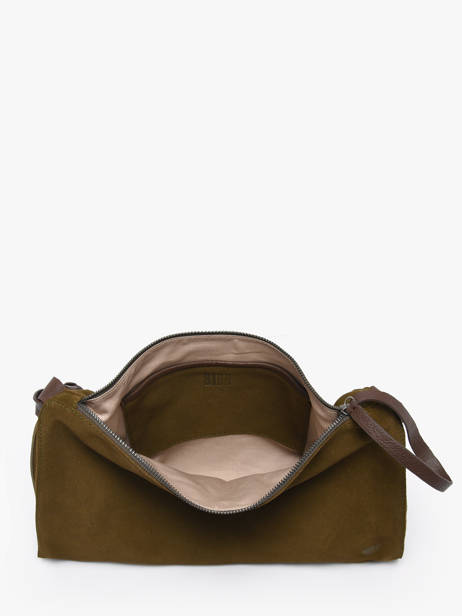 Schoudertas Leather Leder Biba Groen leather BEV2L ander zicht 3