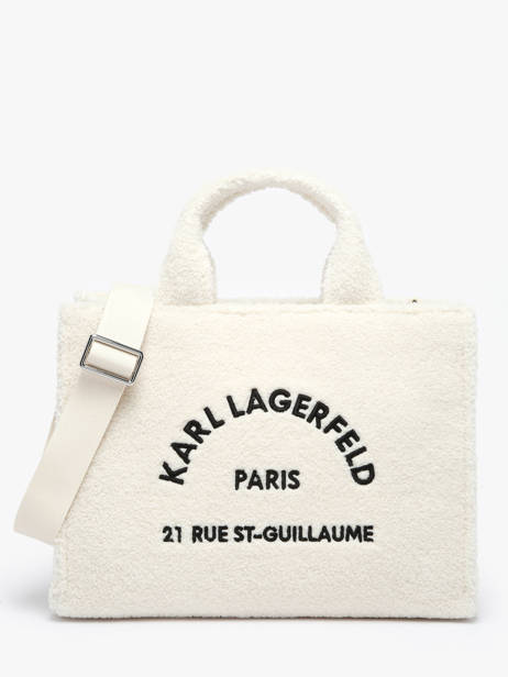 Handtas Rue St Guillaume Shearling Karl lagerfeld Wit rsg A4W50013