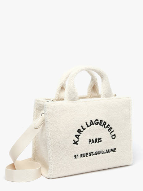 Handtas Rue St Guillaume Shearling Karl lagerfeld Wit rsg A4W50013 ander zicht 2