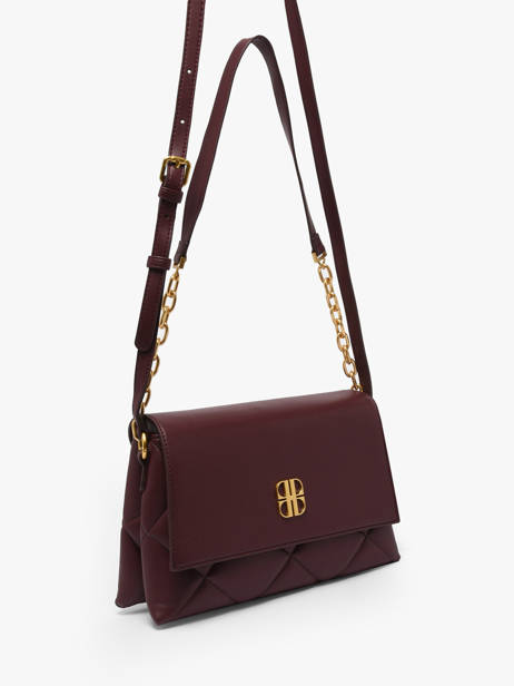 Cross Body Tas June Matelassé Laurent david Rood ld bags 885 ander zicht 2