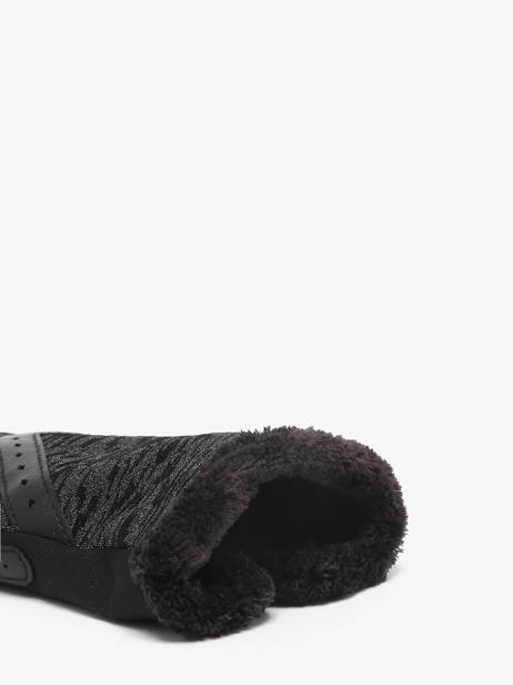 Handschoenen Isotoner Zwart women gloves 85304 ander zicht 1