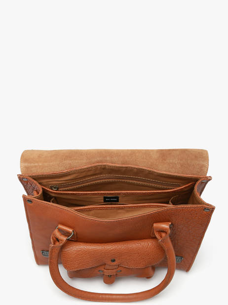 Shoppingtas Vintage Leder Paul marius Bruin vintage M ander zicht 3