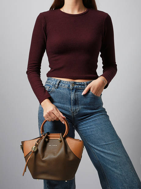 Cross Body Tas Gretel Ted lapidus Bruin gretel TLAU8931 ander zicht 1
