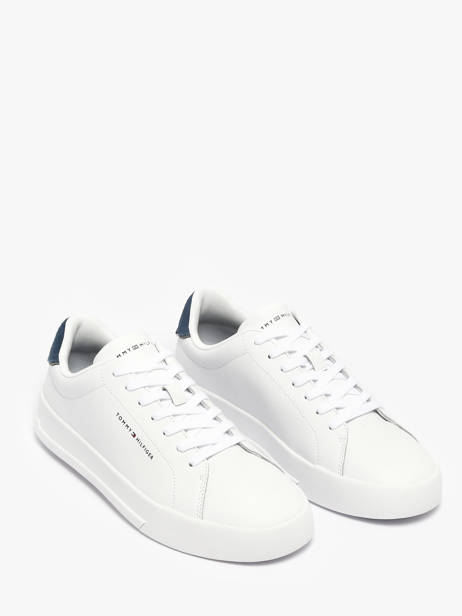 Sneakers Uit Leder Tommy hilfiger Wit men 536702W ander zicht 1