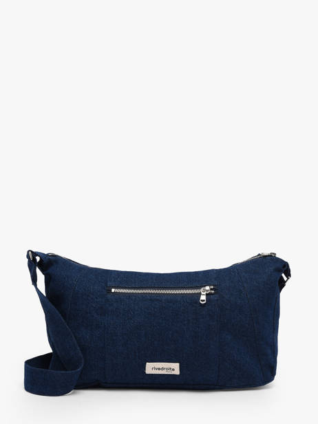 Cross Body Tas Mini Charlot Gerecycleerd Katoen Rivedroite Blauw timeless MCHARTIM