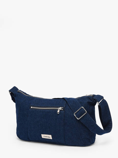 Cross Body Tas Mini Charlot Gerecycleerd Katoen Rivedroite Blauw timeless MCHARTIM ander zicht 1