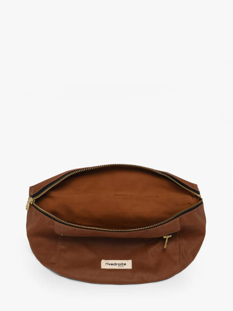 Belt Bag Orsel Waxed Rivedroite Bruin waxed ORSELWAX ander zicht 2