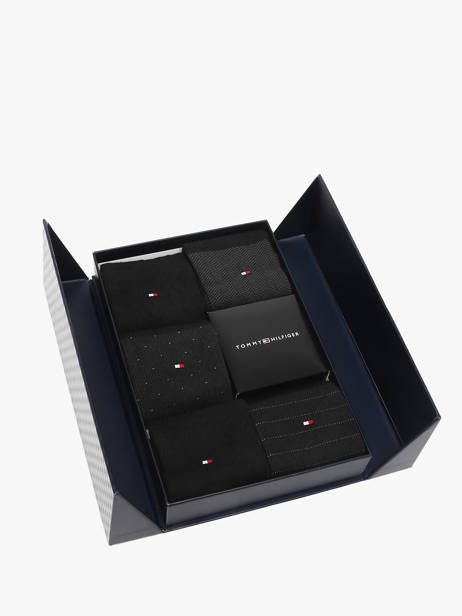 Herensokken 5 Paar Cadeaubox Tommy hilfiger Zwart socks 71235374 ander zicht 2
