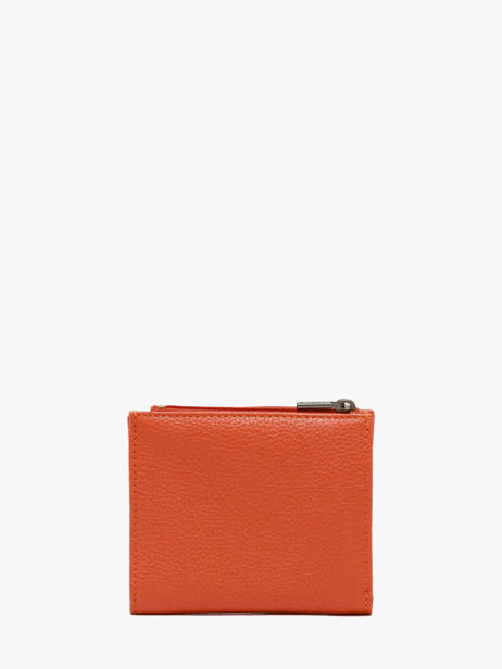 Portemonnee Madras Leder Etrier Oranje madras EMAD810 ander zicht 2