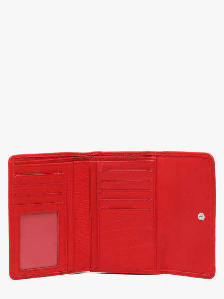 Portemonnee Ange Leder Arthur & aston Rood ange 239 ander zicht 1