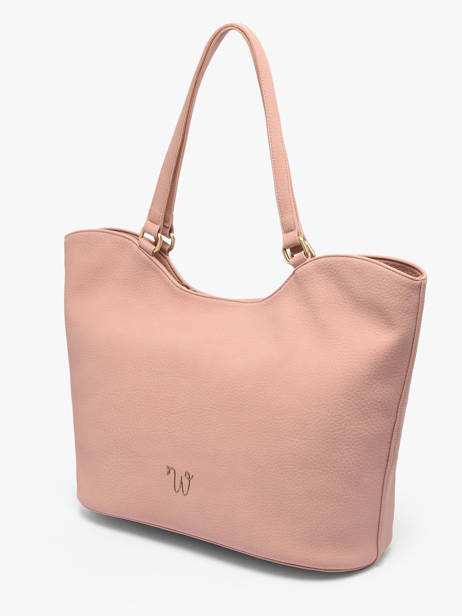 Schoudertas Neflier Pearl Woomen Roze neflier pearl WNEP03 ander zicht 2