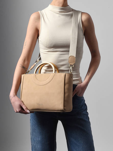 Handtassen M Crocus Woomen Beige crocus WCRO02 ander zicht 2