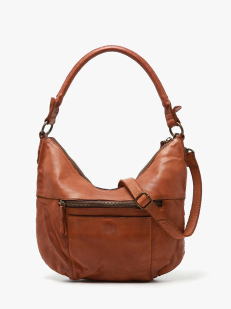 Cross Body Tas Heritage Leder Biba Bruin heritage KAB23L ander zicht 4