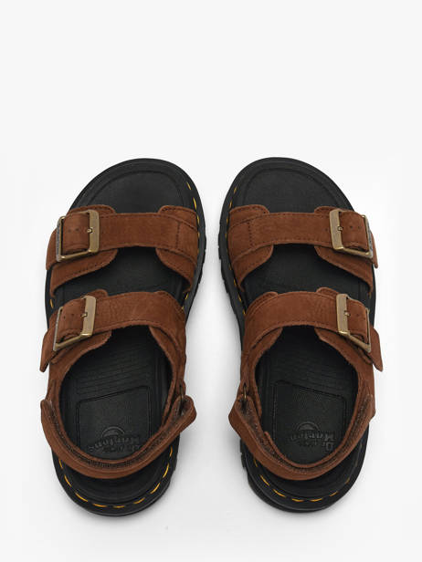 Sandalen Zebzag Uit Leder Dr martens Bruin women 42853200 ander zicht 3