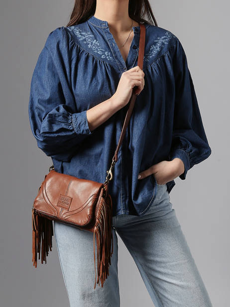 Cross Body Tas Dakota Leder Basilic pepper Bruin dakota BDAK43 ander zicht 1