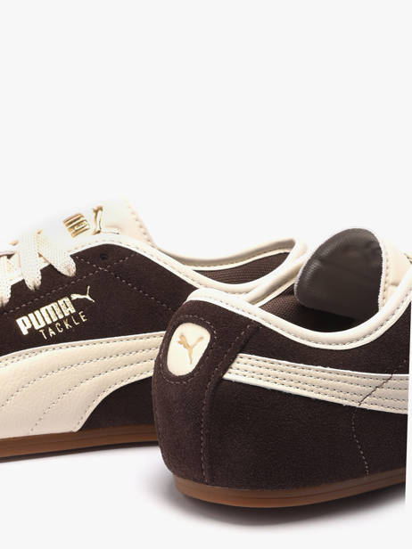 Sneakers Uit Leder Puma Bruin women 40445601 ander zicht 2