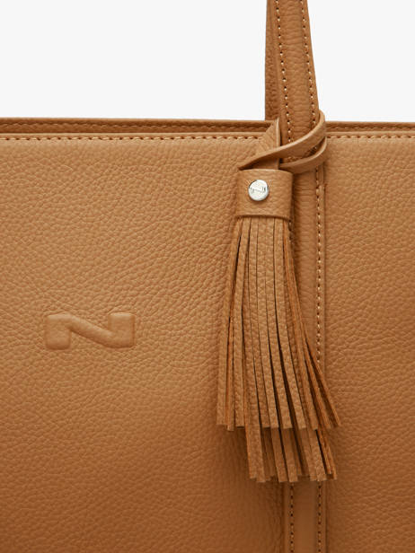 Schoudertas Nathan Leder Nathan baume Bruin nathan 36855 ander zicht 3
