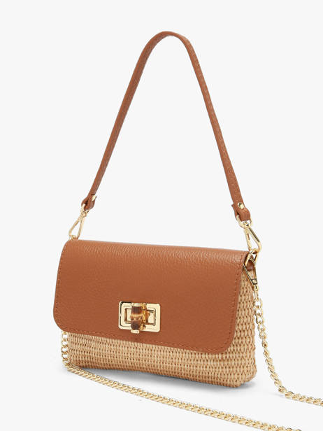 Cross Body Tas Capri Milano Bruin capri CP25112 ander zicht 2