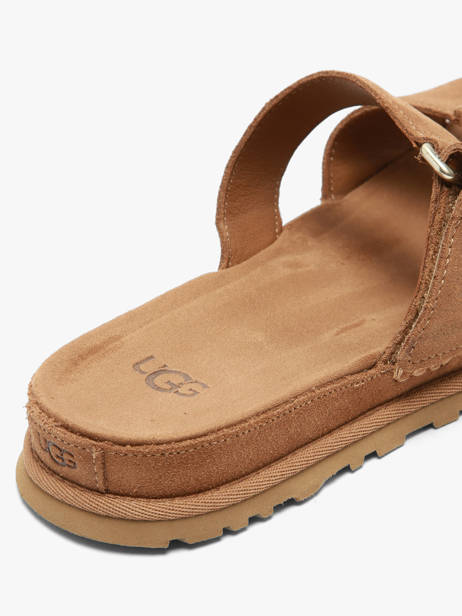 Slippers Uit Leder Ugg Bruin women 1178590 ander zicht 2