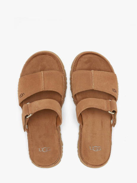 Slippers Uit Leder Ugg Bruin women 1178590 ander zicht 3