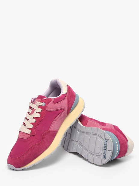 Sneakers Uit Leder Hoff Roze women 12602010 ander zicht 3