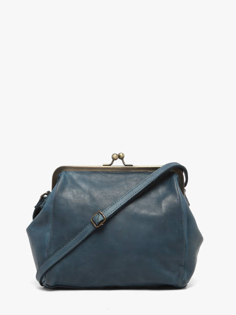 Cross Body Tas Heritage Leder Biba Blauw heritage KAB21L ander zicht 3