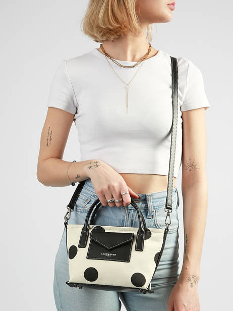 Cross Body Tas Canvas Kba Lancaster Wit canvas kba 49 ander zicht 1