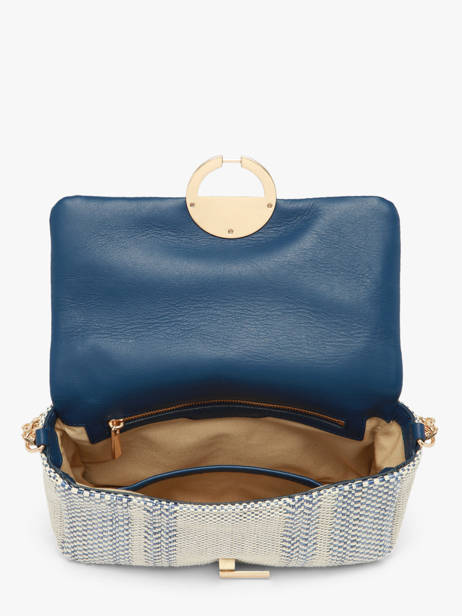 Cross Body Tas Moon M Tressé  Vanessa bruno Blauw moon 7V40533 ander zicht 4