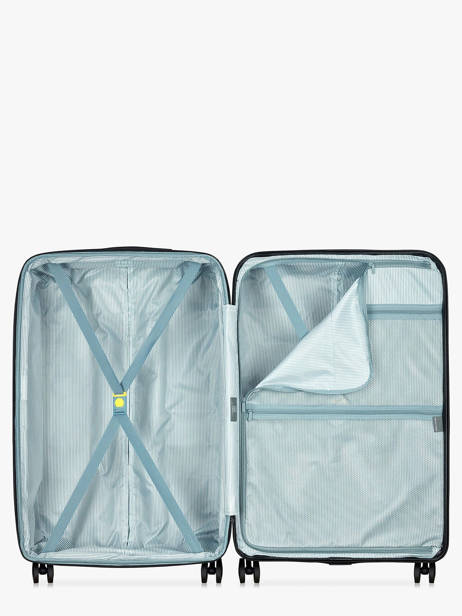 Harde Reiskoffer Air Armour Delsey Blauw air armour 3866-821 ander zicht 3