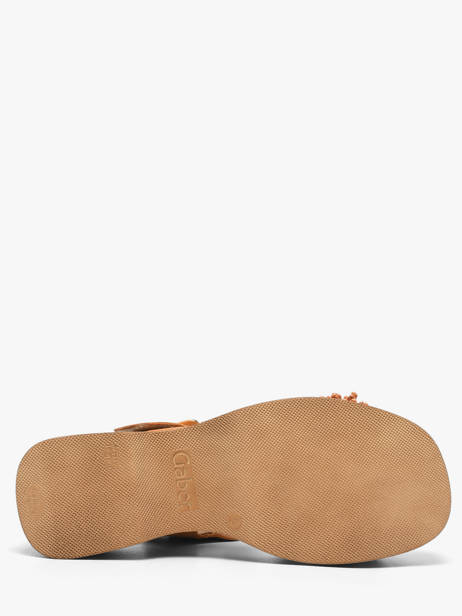 Sandalen Met Platformzool Uit Leder Gabor Oranje women 11 ander zicht 4