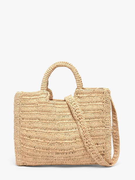 Handtas Cabas Raphia Raphia Vanessa bruno Beige cabas raphia 24V40884 ander zicht 4