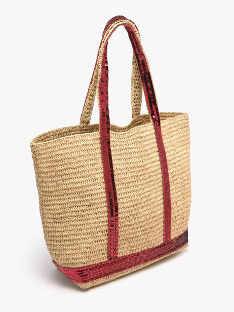 Handtas Cabas Raphia Raphia Vanessa bruno Beige cabas raphia 64V40380 ander zicht 1