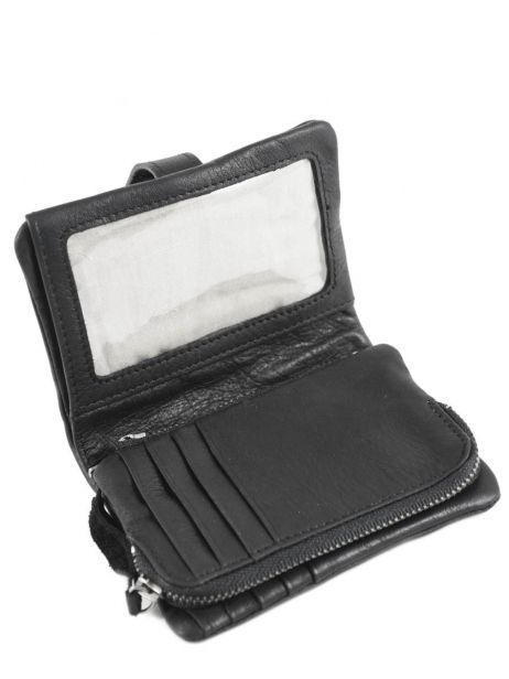 Portefeuille Leder Nat et nin Zwart vintage JOYCE ander zicht 2