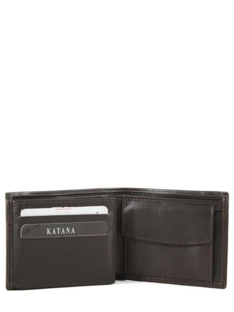 Portefeuille Leder Katana Zwart marina 753070 ander zicht 3