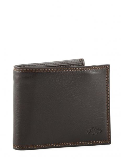 Portefeuille Leder Katana Zwart marina 753070