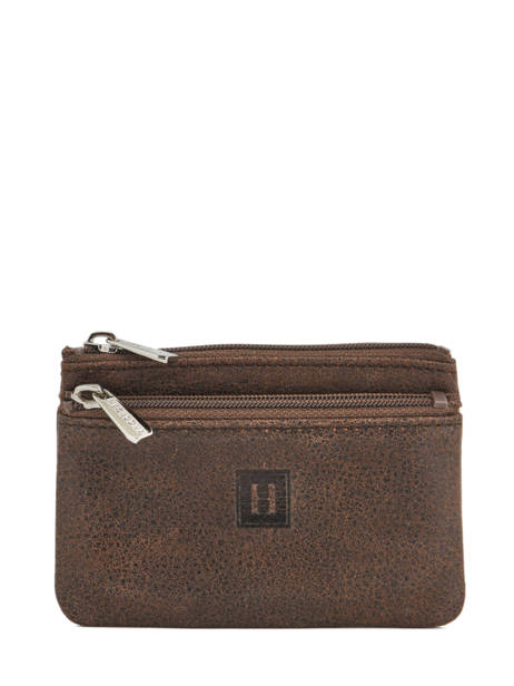 Portemonnee Leder Hexagona Zwart instinct 667292