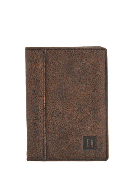 Portefeuille Leder Hexagona Zwart instinct 667471