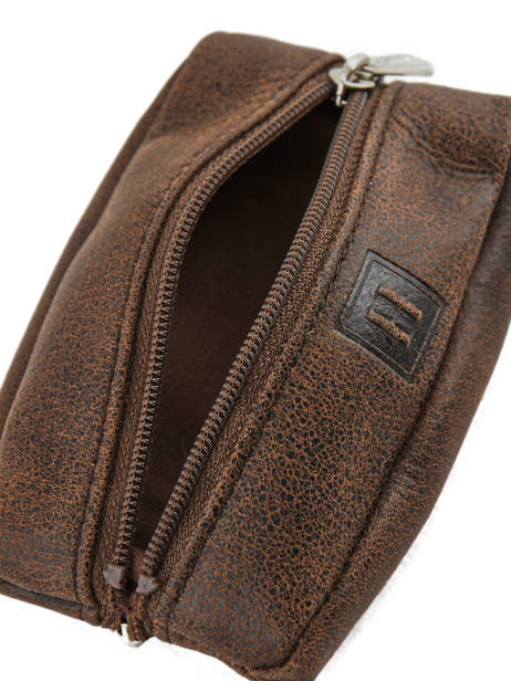 Portemonnee Leder Hexagona Zwart instinct 667297 ander zicht 2