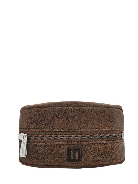 Portemonnee Leder Hexagona Zwart instinct 667297