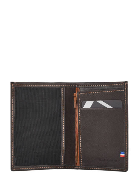 Portefeuille Met Portemonnee Oil Leder Etrier Zwart oil EOIL941 ander zicht 1