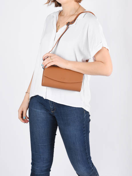 Clutch Met Riempje Madrid Leder Hexagona Bruin madrid 536554 ander zicht 1