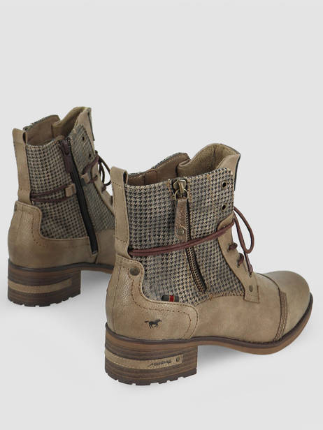 Enkellaarsjes Mustang Beige women 1229510 ander zicht 4