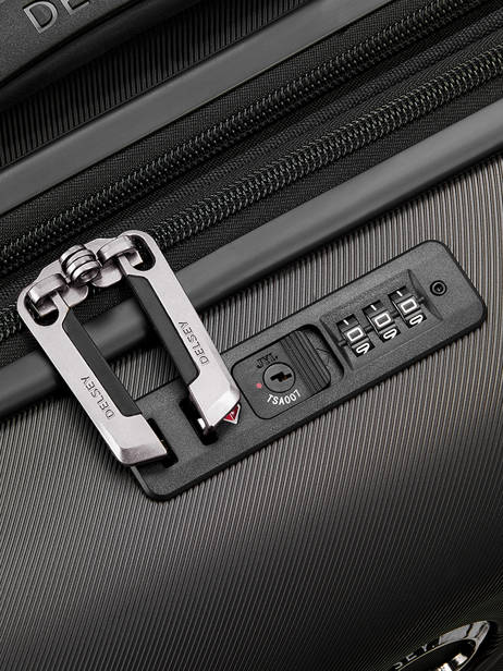 Harde Reiskoffer Air Armour Delsey Zwart air armour 3866-821 ander zicht 1
