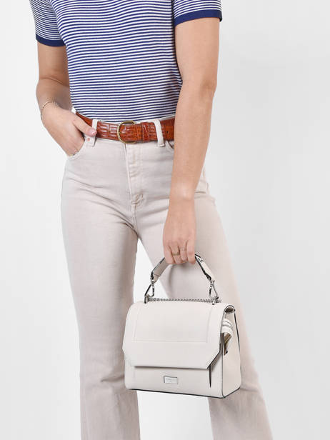 Handtas M Ninon Leder Lancel Beige ninon A09222 ander zicht 1