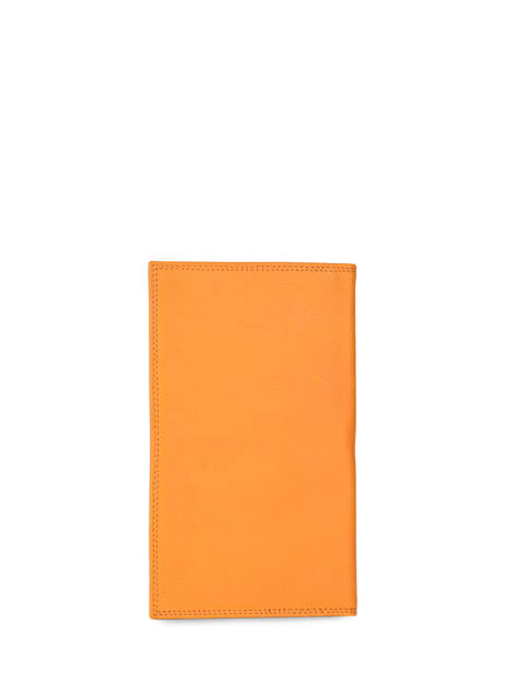 Chequehouder Marina Leder Katana Geel marina 753008 ander zicht 2