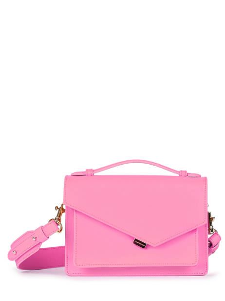 Cross Body Tas Zoé Leder Lancaster Roze zoe 10