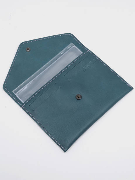 Papierhouder Paris Leder Etrier Blauw paris EPAR054 ander zicht 1