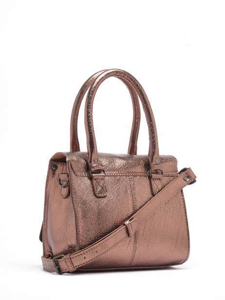 Handtas Vintage Leder Paul marius Roze vintage S ander zicht 4