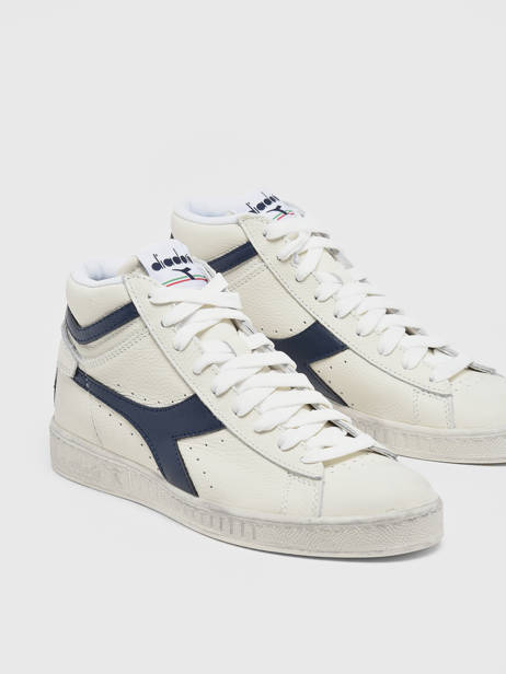 Sneakers Game High Waxed Uit Leder Diadora Wit unisex 89999060 ander zicht 3