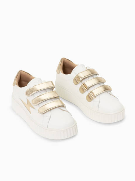 Sneakers Marilou Vanessa wu Wit women BK2387OR ander zicht 3